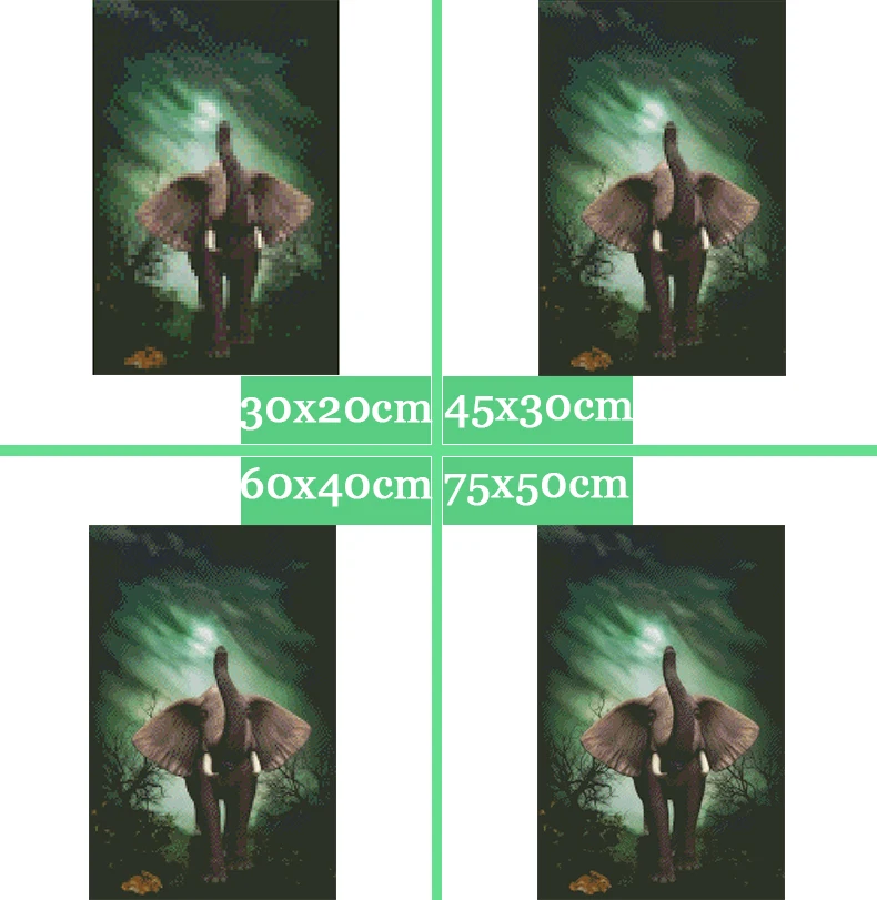 Животные алмазная вышивка слон полный живопись 5D мозаика горный хрусталь