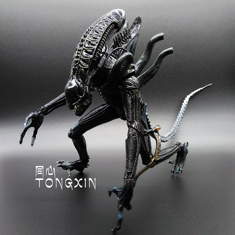 Инопланетянин NECA серии 8 Alien черный вариант Xenomorph собака &quotпластиковая фигурка
