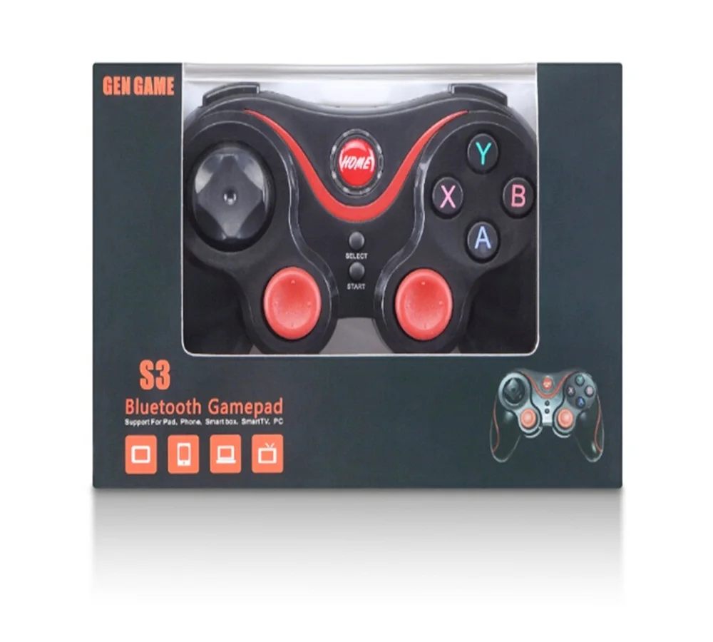 GEN GAME S3 Wireless Bluetooth Game Console Handle Controller Gamepad For IOS Android OS Phone Tablet PC Smart TV and Box. | Электроника