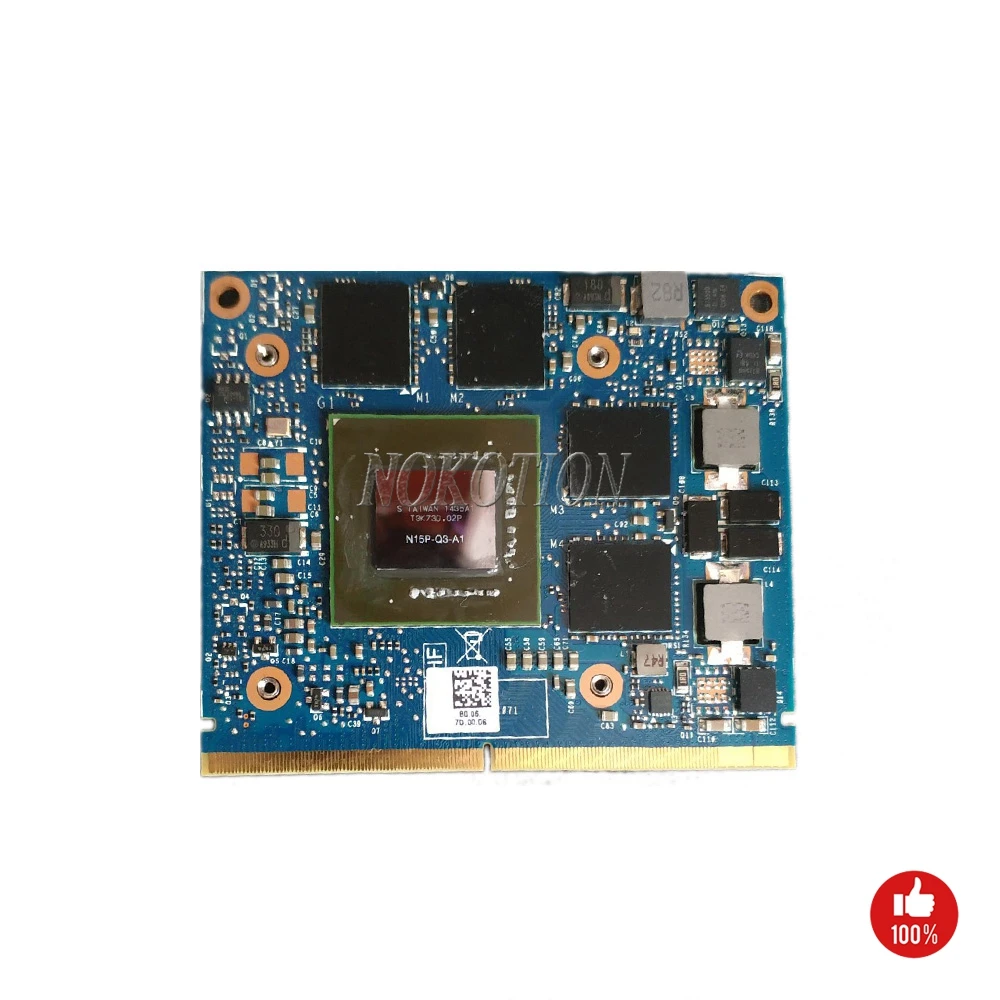 NOKOTION CN 0G4NF0 G4NF0 N15P Q3 A1 для dell Precision M4800 NVIDIA Quadro K2100 GPU MXM графическая карта видео card