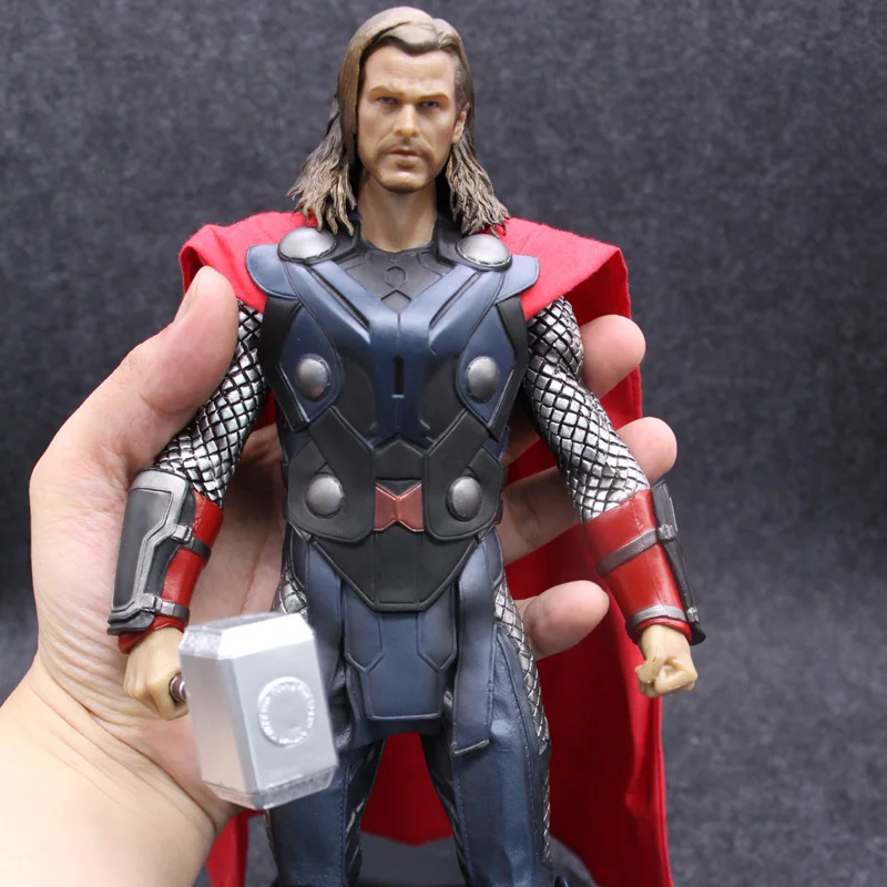 Сумасшедшие игрушки Marvel Acengers Thor ПВХ фигурка Коллекционная модель 30 см|Игровые