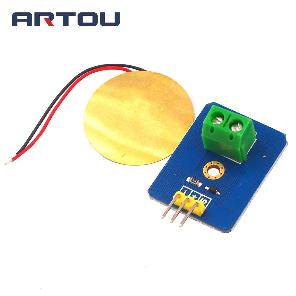 DIY KIT 3 V/5 V Керамический пьезо модуль датчика вибрации аналоговый контроллер