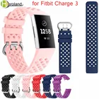 Ремешок силиконовый для часов Fitbit Charge 4, сменный спортивный браслет, резиновый браслет для часов Fitbit Charge 3
