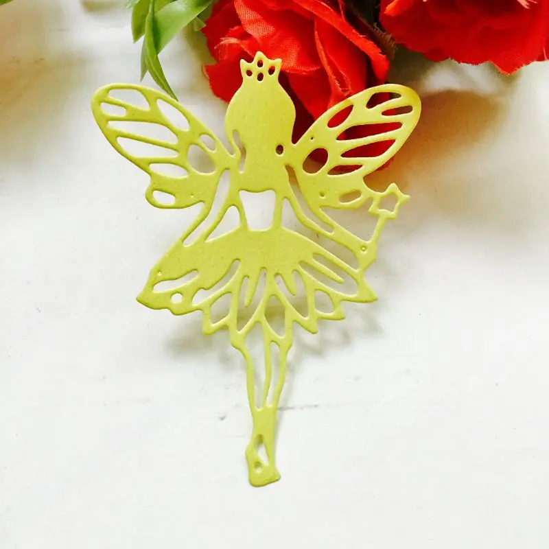 Wing Fairy Metal Cutting Dies Stencil DIY Scrapbooking Album Stamp Paper Card Embossing Craft Decor | Дом и сад