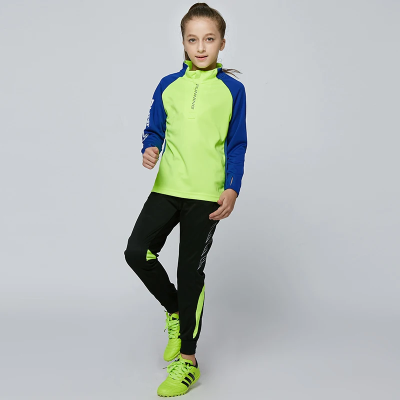 

Soccer Jerseys 2020 Kids Men Women Soccer Jerseys Sets Uniform Pockets Long Football Training Suit Girl Football Kits Sportswear