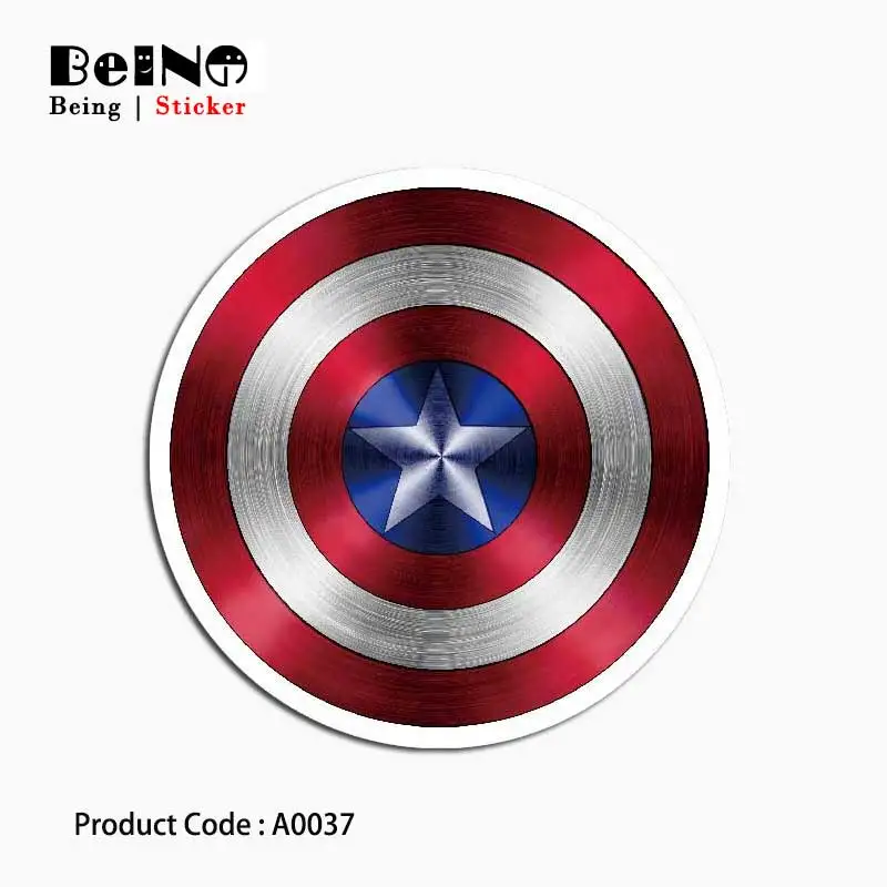 Shield sticker logo fighting Vin cool waterproof suitcase box laptop guitar luggage skateboard bicycle toy lovely A0037 stickers | Игрушки и