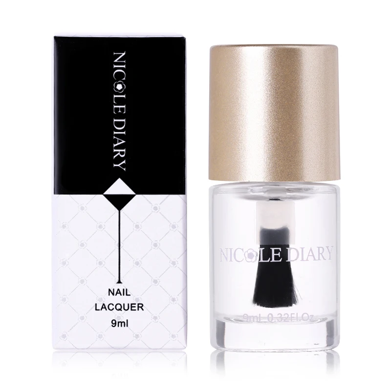 

NICOLE DIARY No Smudge Top Coat Oil Stamping Pattern Protector Nail Polish Varnish 9ml