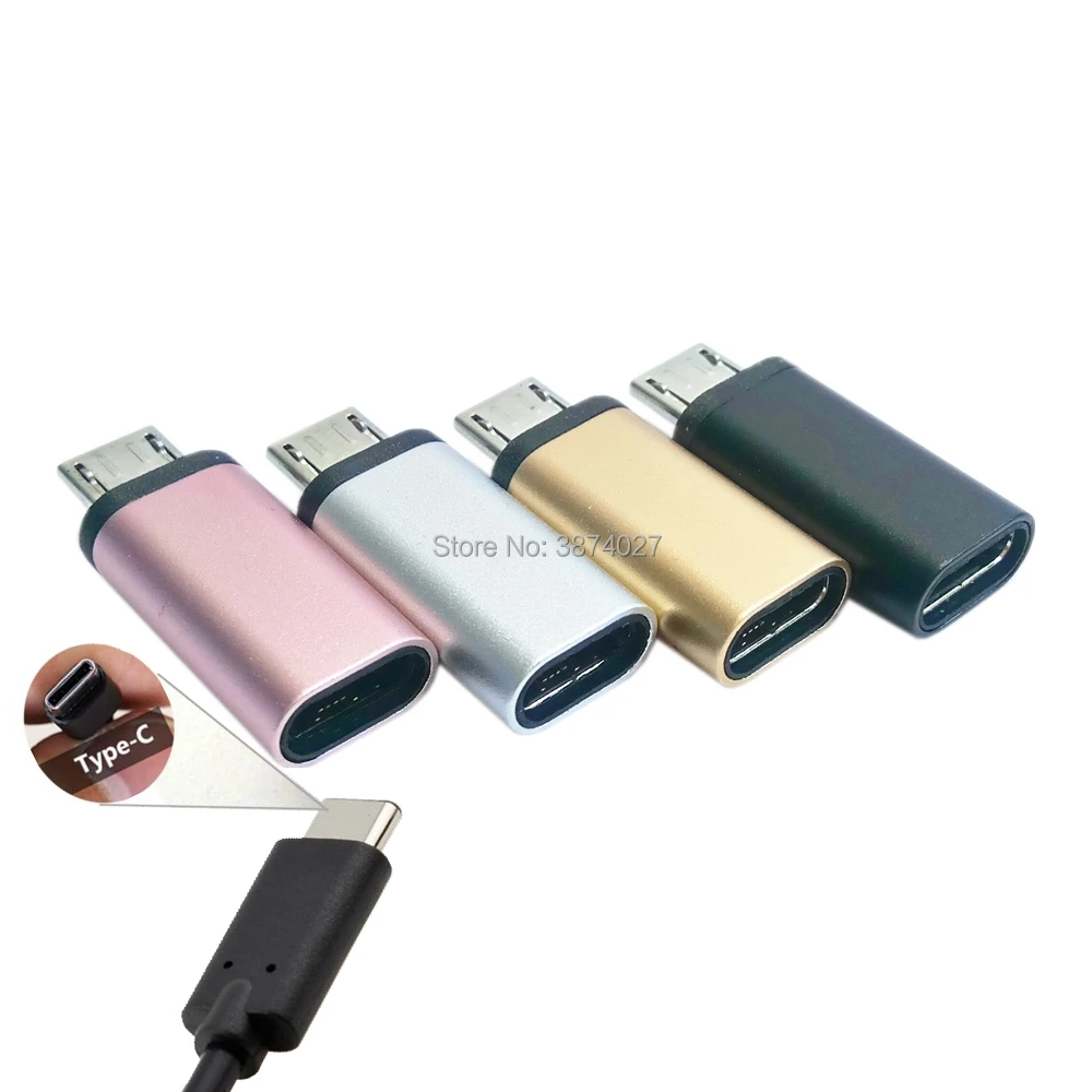 Корпус из алюминиевого сплава 2017 usb type-c мама-micro папа адаптер usb-c Зарядка телефона