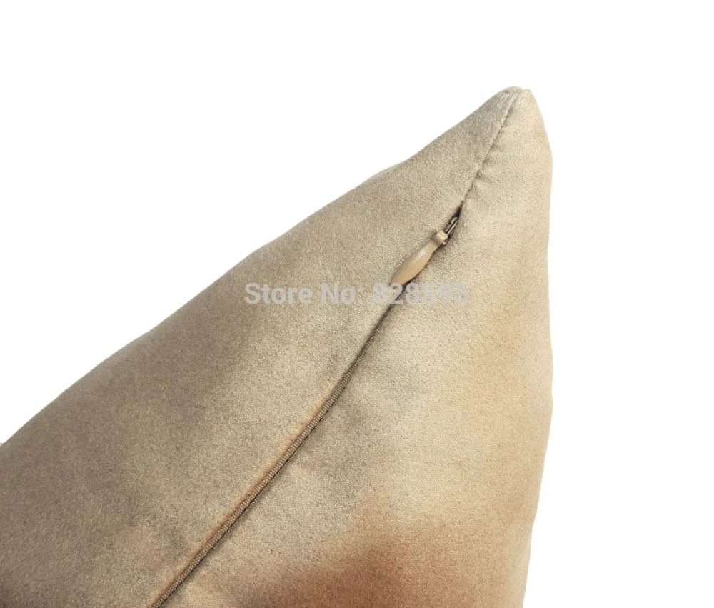 Наволочка для подушки из мягкой искусственной замши черная телесная зеленая|case