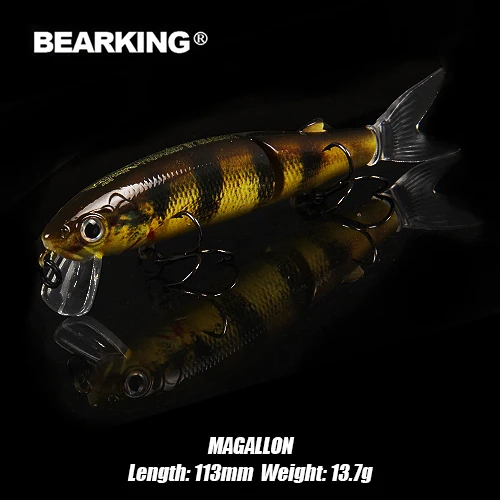 Magallon-M BEARKING Magallon Family 113 мм 16 г, 113 мм 13,7 г, 88 мм 7,2 г профессиональные рыболовные приманки гольян Кривошип горячая модель приманки - Цвет: Magallon-M