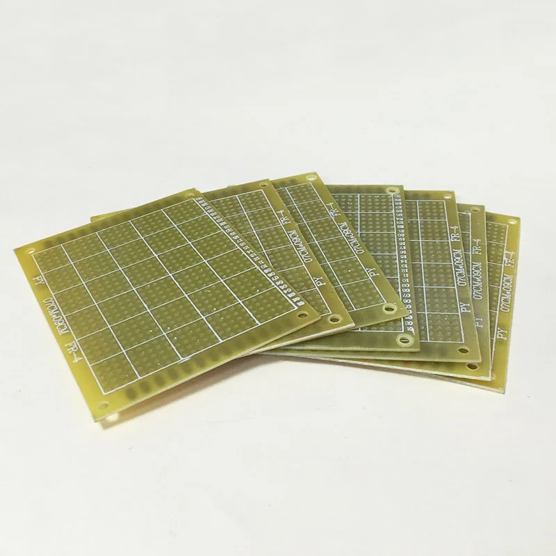 

10pcs universal board 7*9CM 2.54MM pitch universal circuit board Epoxy glass fiber experimental board