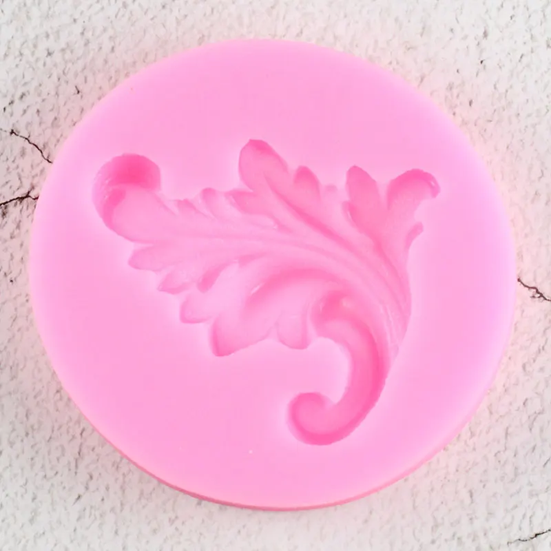Силиконовая форма для рельефного торта с листьями формы мастики инструменты