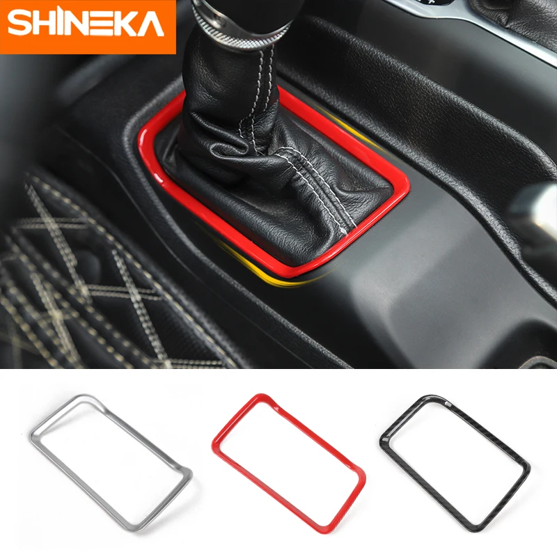 

SHINEKA Interior Mouldings For Jeep Wrangler JL 4WD Four-wheel Drive Gear Shift Stickers Accessories For Jeep Wrangler JL 2019 +