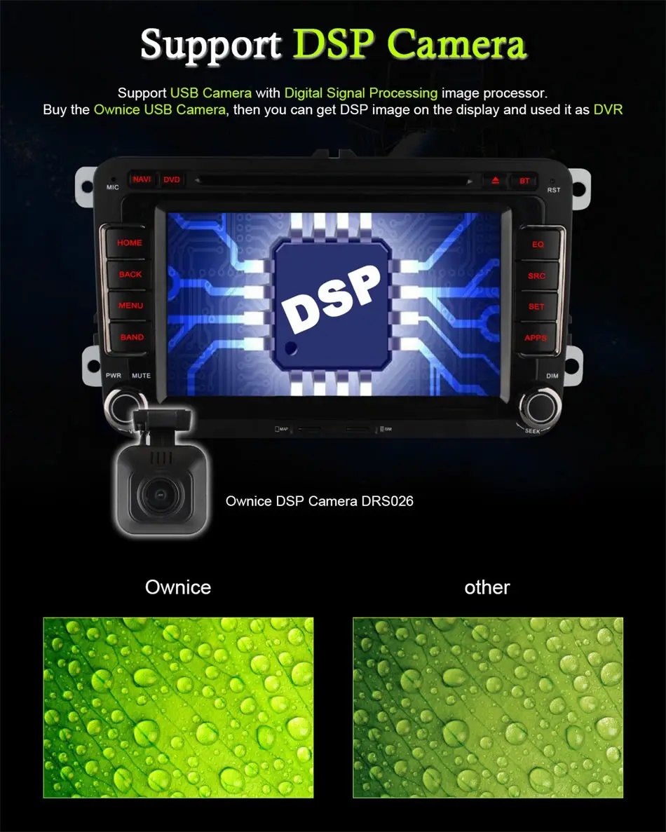 Ownice C500 Android 6.0 4Core 2G RAM Car DVD Player For Volkswagen Passat POLO GOLF Skoda Seat Leon With GPS Navi 4G LTE Network