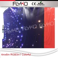 flyko stage 2016 led star curtainled star cloth star drop show led star curtain