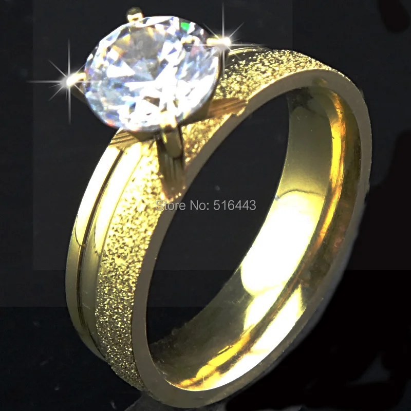 Новые Заводские продажи 10 шт. никогда не выцветают фианиты 18k золото 316L