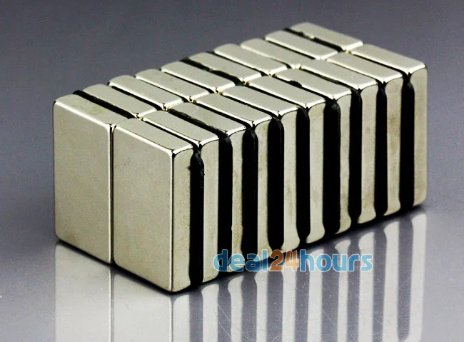 OMO Magnetics 5 шт. N50 оптом супер сильные полосы Блок Магниты редкоземельные неодимовые 25x15x5 мм