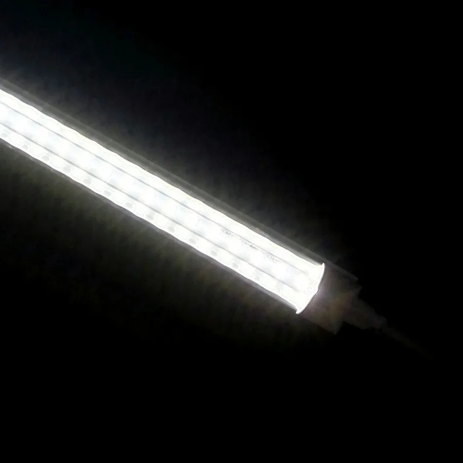 Светодиодный светильник T8 570 мм 20 Вт 2 фута светодиодный супер яркий 2000 лм|light bulb beam