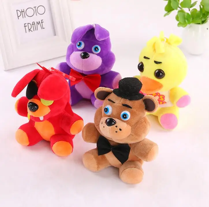 14 см FNAF Five Nights at Freddy's Бонни и Чика кекс Фокси Золотой Фредди Fazbear кошмар сестра