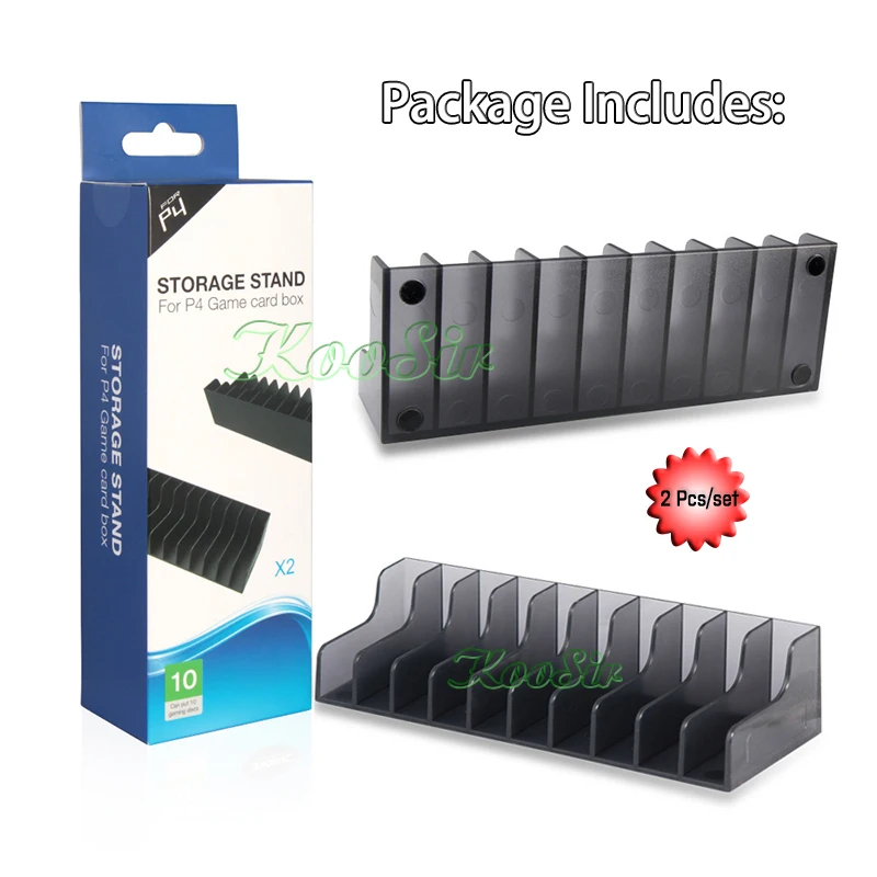 2 шт./упак. PS4 Slim Pro игровые аксессуары подставка для CD диска держатель хранения PS 4