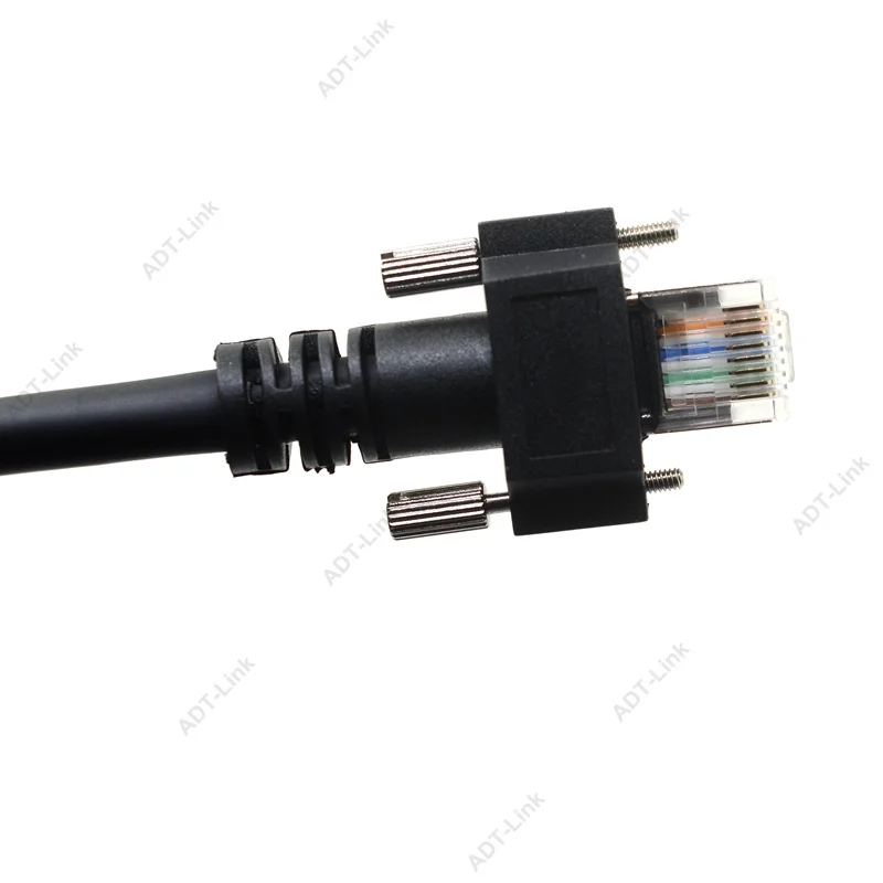 Кабель RJ45 GIGE с винтовым креплением гигабитные кабели Ethernet гибкость и