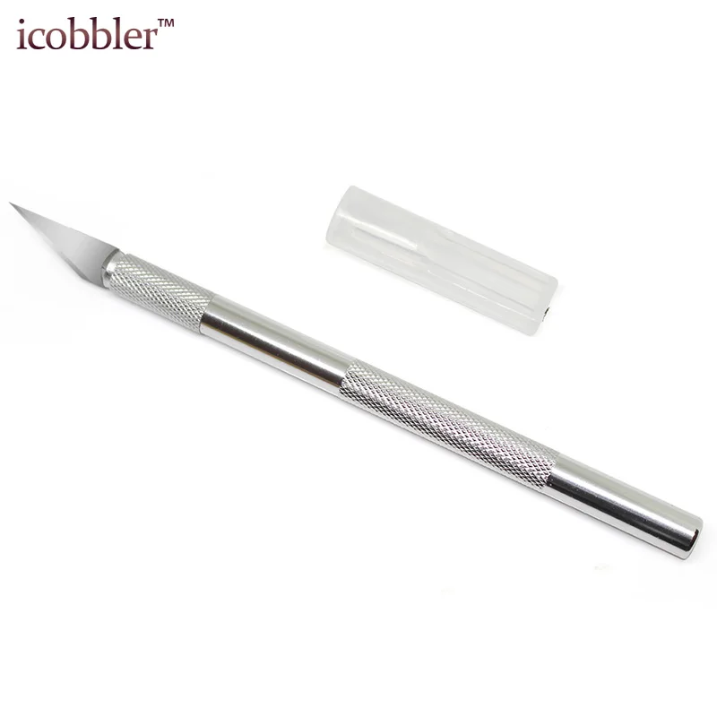 Нож для резьбы и 40 шт. лезвий деревянной скульптуры кожаный нож гравировки