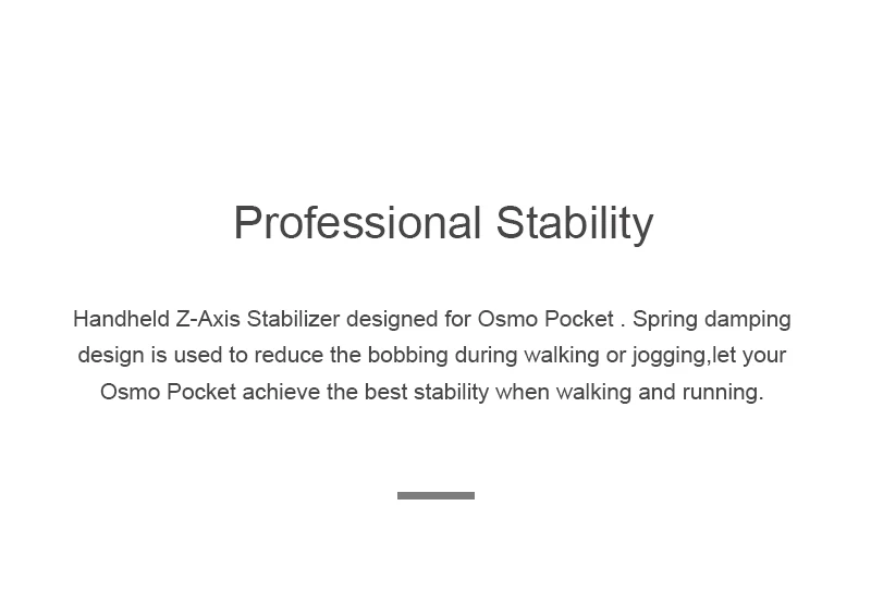 STARTRC OSMO Карманный ручной Z-Axis стабилизатор демпфирования/кронштейн держатель для DJI OSMO карманные аксессуары