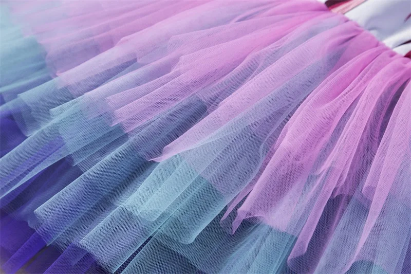 Нарядный костюм единорога для девочек платье принцессы коллекция 2019 года