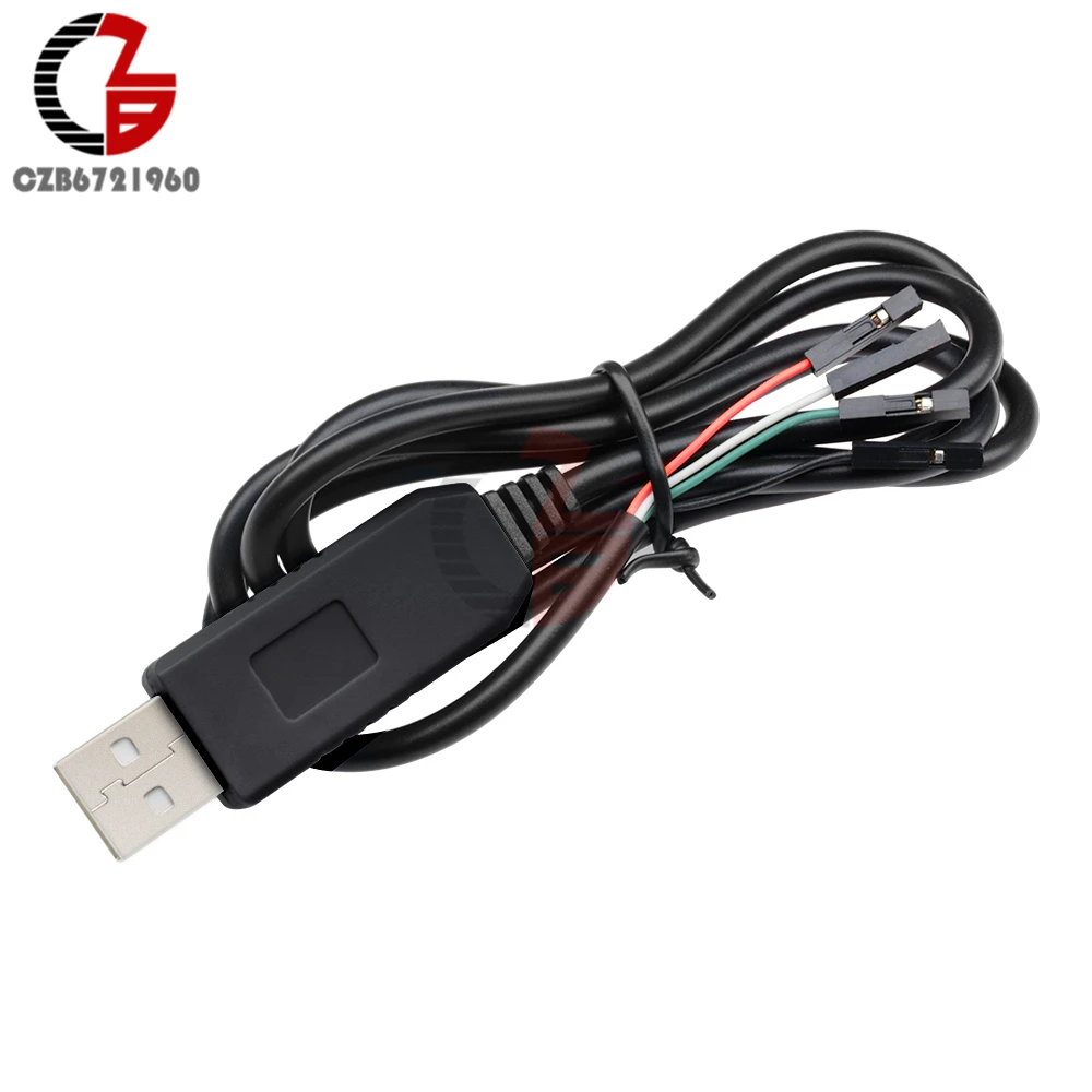 PL2303 PL2303HX USB к UART TTL кабель Модуль 4 Pin RS232 конвертер 1 м метр 100 см|Соединители| |