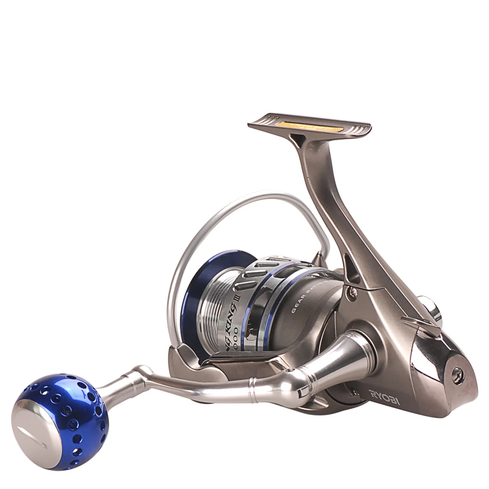 Рыболовная катушка RYOBI King III 6000 8000 размер 6 + 1 спиннинговые Катушки 5 0: мощность