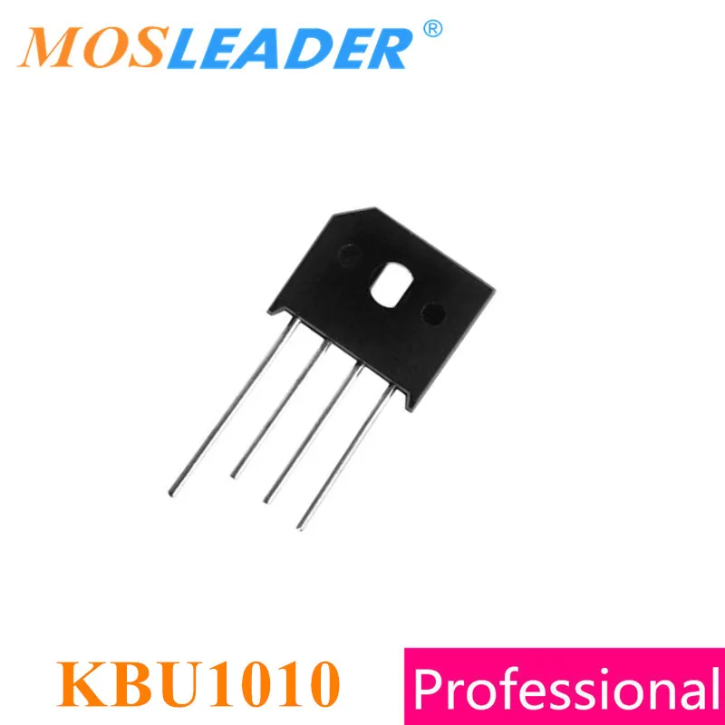 Mosleader KBU1010 DIP4 100 шт. 10A 1000 в 1 кВ Высокое качество | Электроника