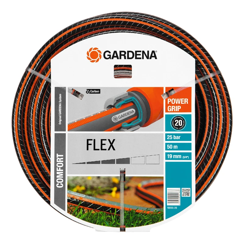 Шланг поливочный GARDENA 18055 20.000.00 (Длина 50 м диаметр 19мм (3/4) максимальное давление 25
