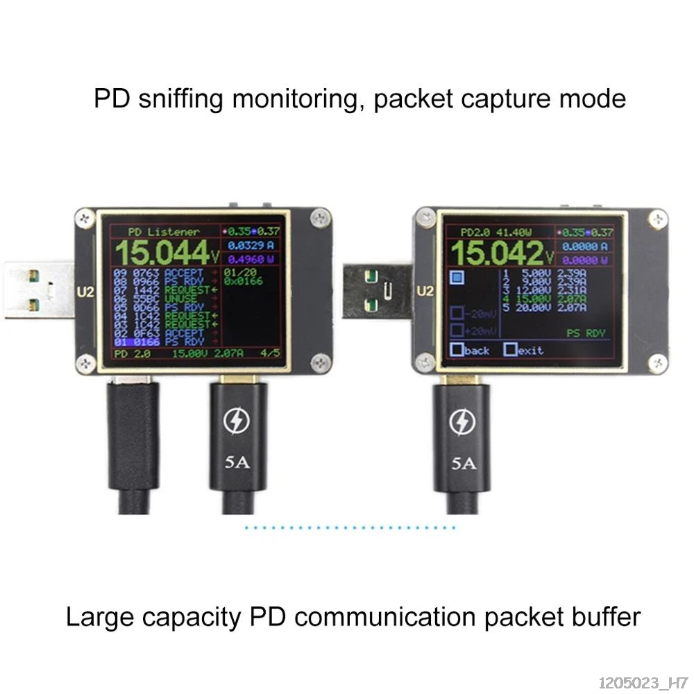 USB тестер QC4.0 + PD3.0 2 0 PPS улучшенный быстрой зарядки протокол емкости постоянный ток