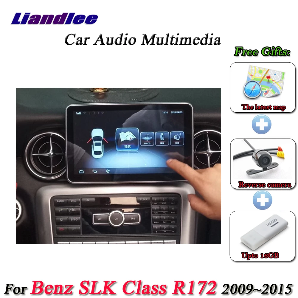 Liandlee для Mercedes Benz MB SLK Class R172 оригинальная автомобильная система Радио BT gps Navi карта навигация Мультимедиа без CD DVD плеер