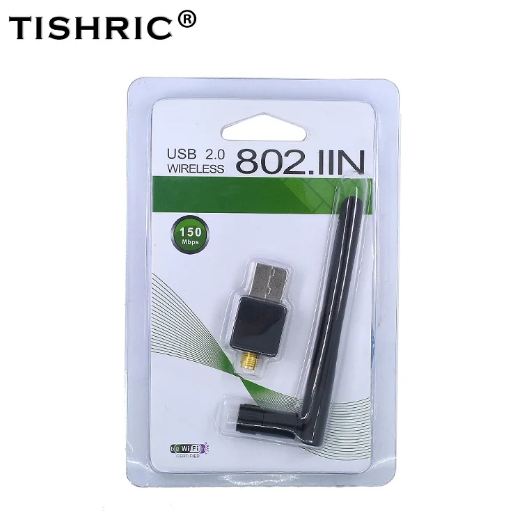 TSR009 TISHRIC мини USB wifi адаптер 150 Мбит/с 802.11n/g/b Антенна Wi-Fi ключ сетевой LAN Карта высокая скорость для WindowsXP/7 Vista Linux - Цвет: TSR009