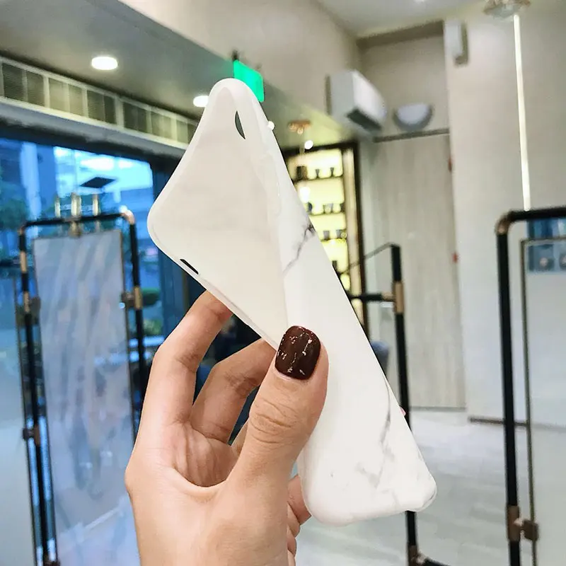 Чехол Boucho для iphone 6 6s 7 6/7/8 plus X 5 S SE силиконовый чехол 8 с гранитным краем и мраморным