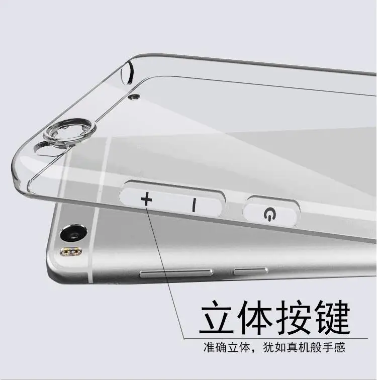Анти-капля КРЕМНИЯ мягкие Tpu 5S ПЛЮС телефон случаях прозрачный задняя Крышка