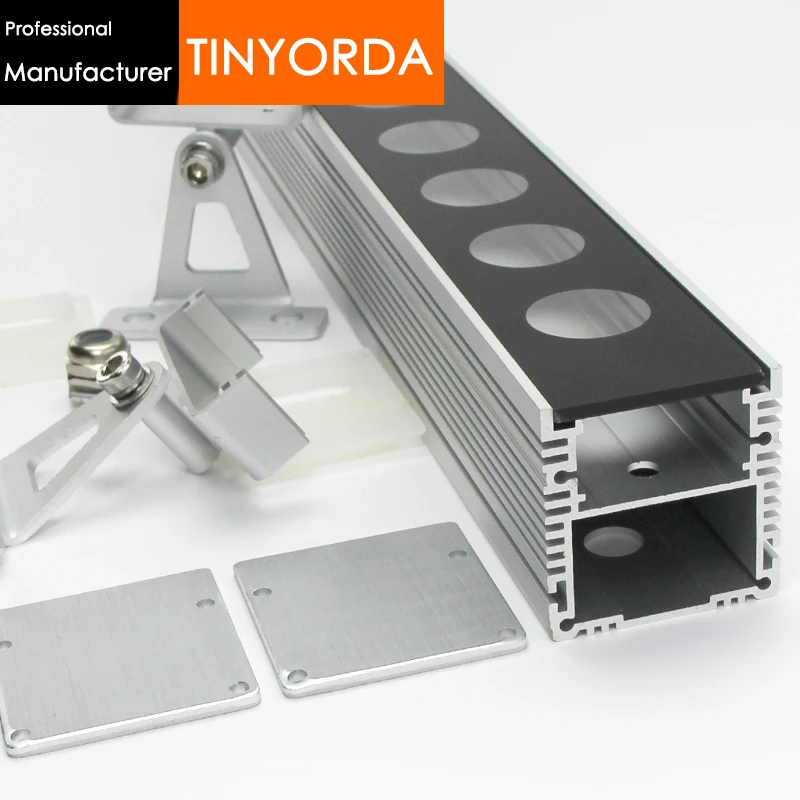 

Tinyorda TWH4850 10pcs(1M Length)30W LED Wash Wall Light Housing Flood Light Fixture for 34mm PCB[Professional Manufacturer]