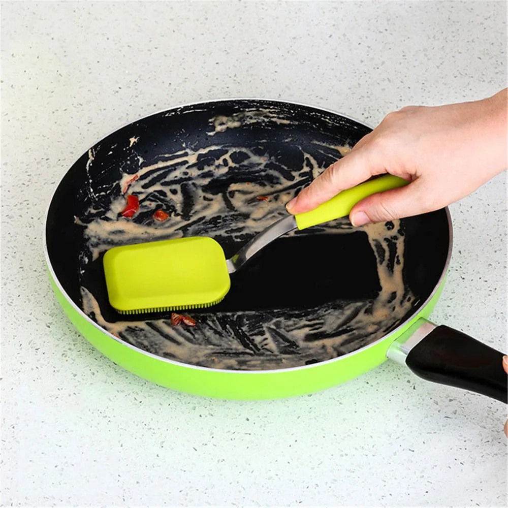 Многофункциональные Силиконовые Кухня щеточка для чистки Волшебная ручной