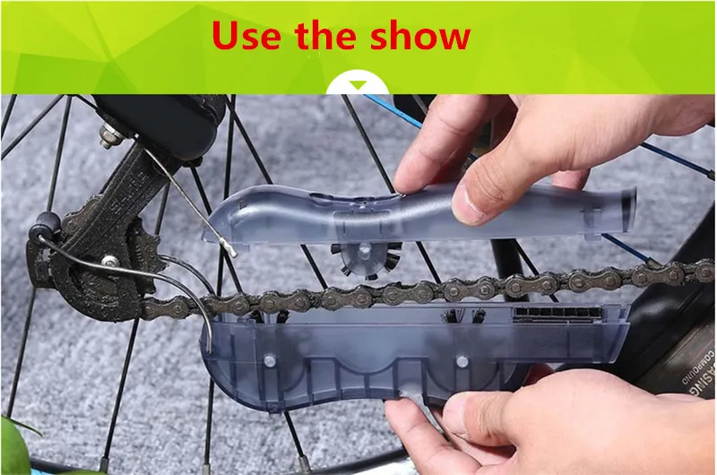 Новый дизайн 2017 подвесной очиститель для велосипедной цепи щетки машины защита