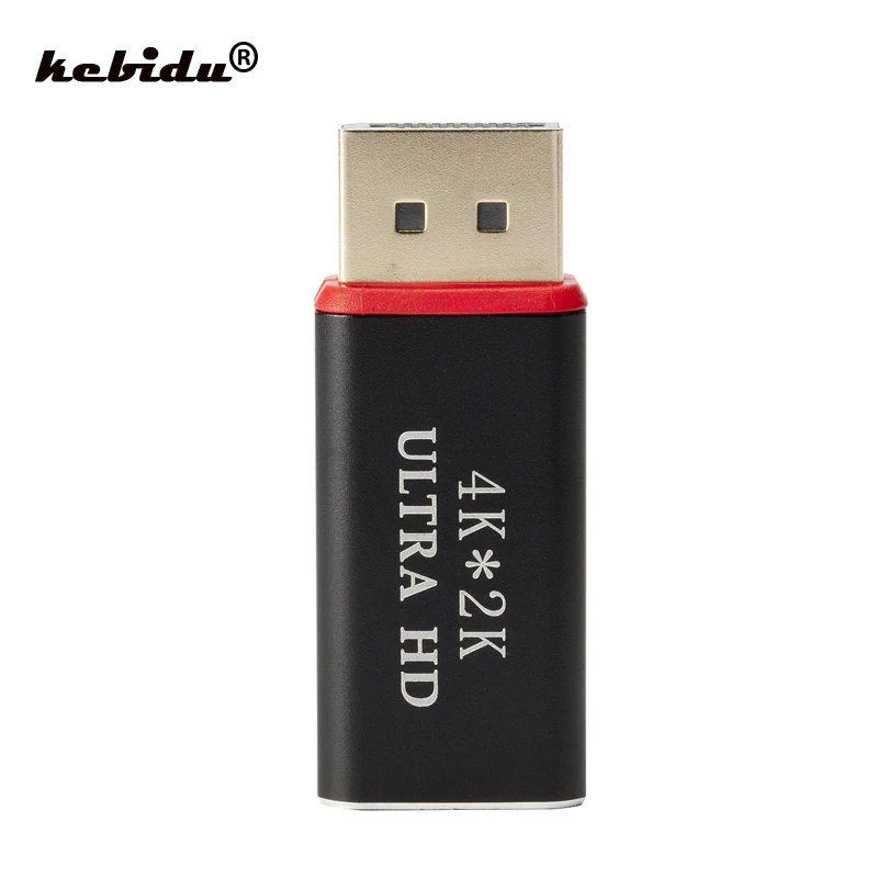 Kebidu 4K x 2K порт дисплея DP в HDMI совместимый конвертер Папа мама Ultra HD 3D позолоченный