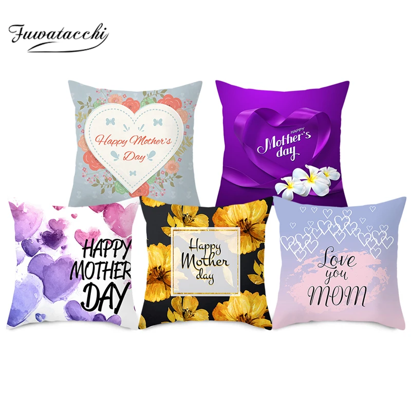 Fuwatacchi подарок на день матери чехол для подушки романтический розовый дивана