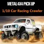 HG 1/10 RC автомобиль модель машины Пикап 4x4 ралли авто серии гоночный гусеничный 2,4G RTR двигатели белый