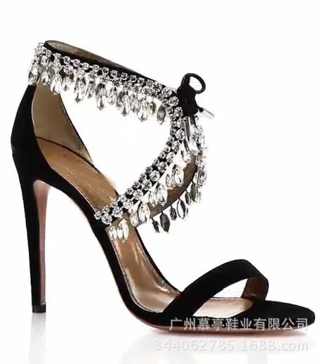 Новый Рим стиль твердые Сандалии 10 см супер highHeels ремень сандалии партия износа