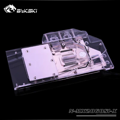 Водяной блок Bykski с полным покрытием для графического процессора MAXSUN Geforce rtx 2060 SI 6G
