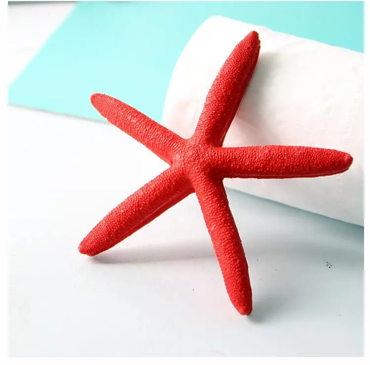 

1PC Micro landscape color simulation resin ornaments craft Home Furnishing decorations starfish creative shooting props JL 0982