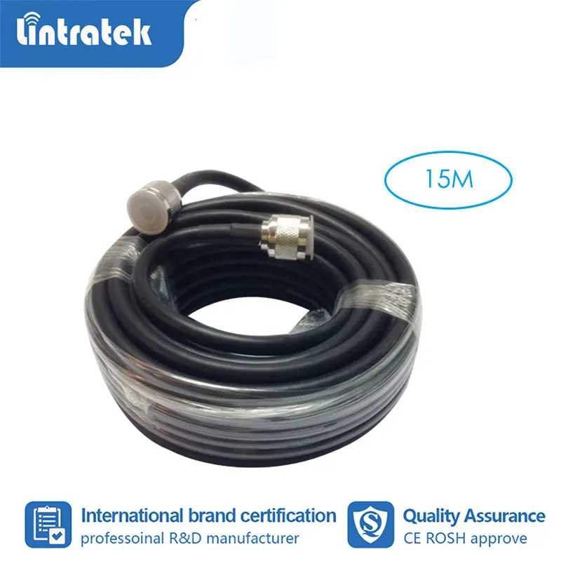 Lintratek 2G 4G 900 1800 двухдиапазонный повторитель GSM сигнала mhz DCS усилитель LTE антенны 15 m