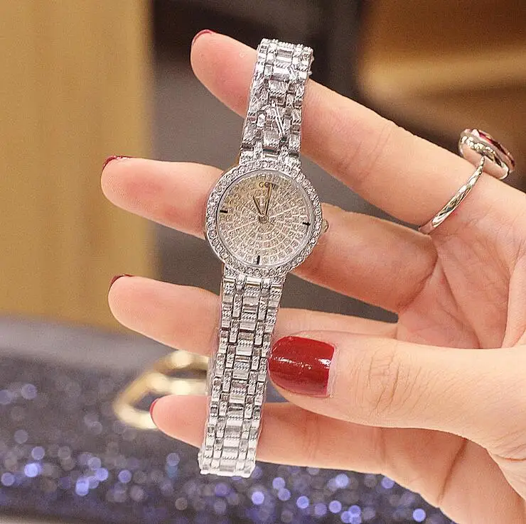 Роскошные женские Стразы Наручные часы Для женщин часы бренда Diamond элегантное платье кварцевые часы Relogio Feminino дропшиппинг
