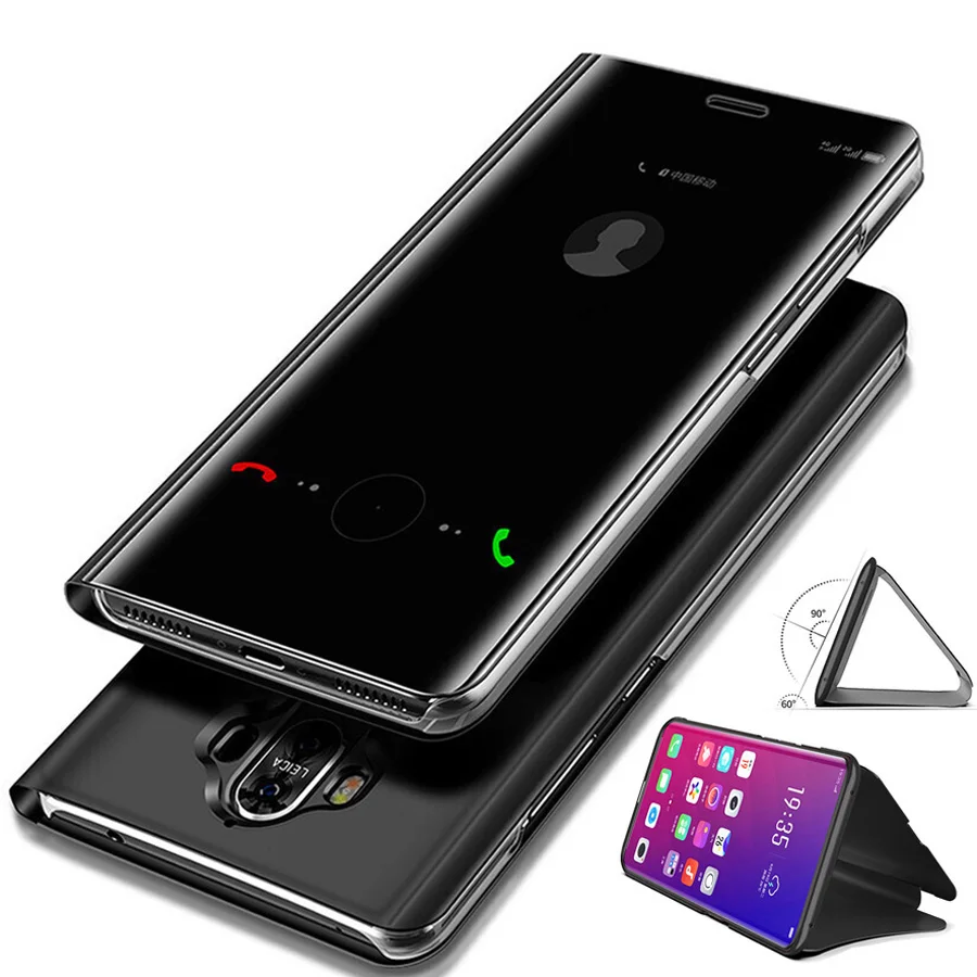 Смарт зеркальный чехол 360 градусов для huawei mate 20 Pro 10 Nova 3 3i 3e P20 lite Honor 9 8 P Smart|Бамперы|