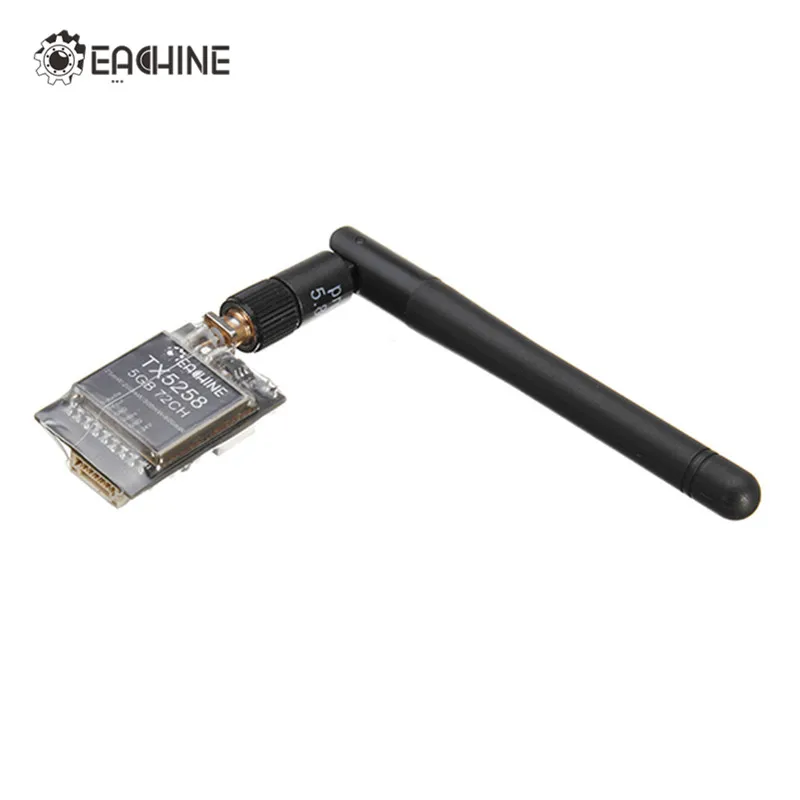 

Переключаемый FPV-передатчик Eachine TX5258, 5,8 ГГц, 72 канала, 25/200/500 МВт, поддержка OSD, настройка для РУ FPV дрона VS TX526